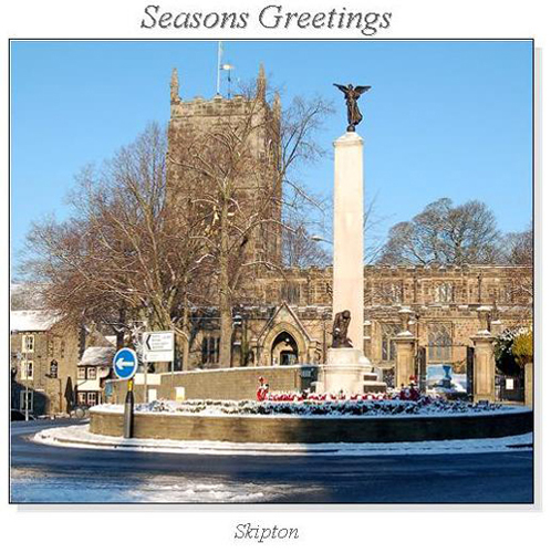 Skipton Christmas Square Cards
