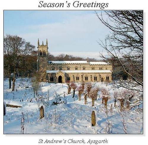 St Andrew's Church, Aysgarth Square Cards