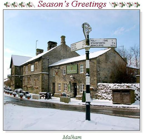 Malham Christmas Square Cards
