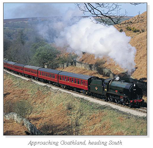 Approaching Goathland heading South Square Cards