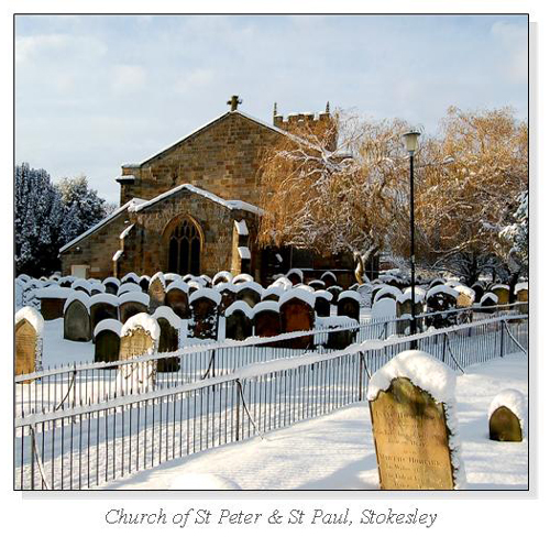 Church of St Peter & St Paul, Stokelsy Square Cards