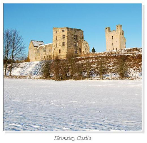 Helmsley Castle Square Cards