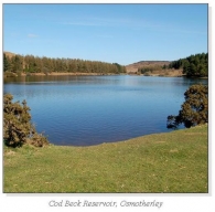 Cod Beck Reservoir, Osmotherley Square Cards