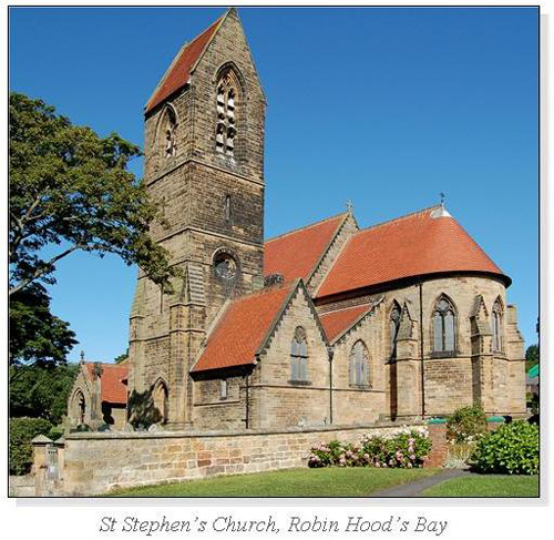 St Stephen's Church, Robin Hood's Bay Square Cards