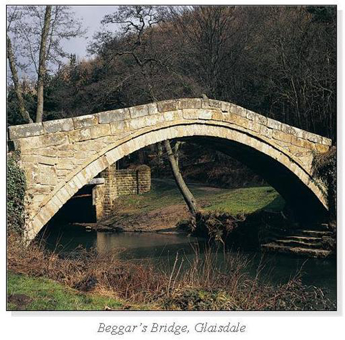 Beggar's Bridge, Glaisdale Square Cards