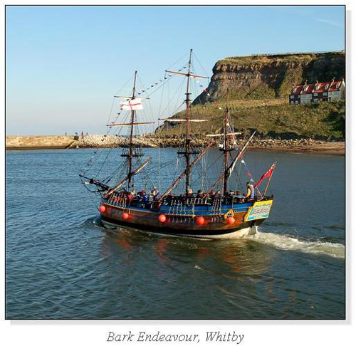 Bark Endeavour, Whitby Square Cards