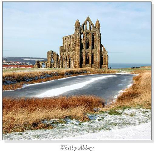 Whitby Abbey Square Cards