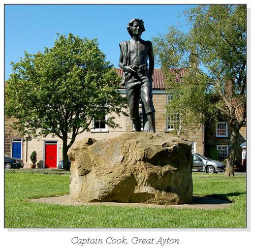 Captain Cook, Great Ayton Square Cards
