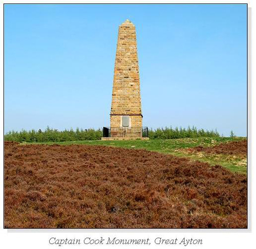 Captain Cook Monument, Great Ayton Square Cards