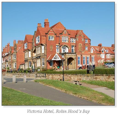 Victoria Hotel, Robin Hood's Bay Square Cards