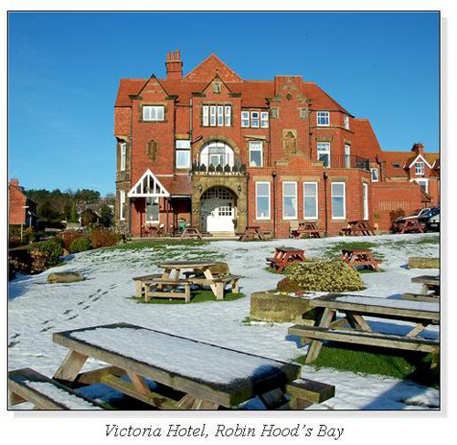 Victoria Hotel, Robin Hood's Bay Square Cards