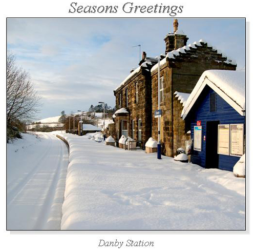 Danby Station Christmas Square Cards