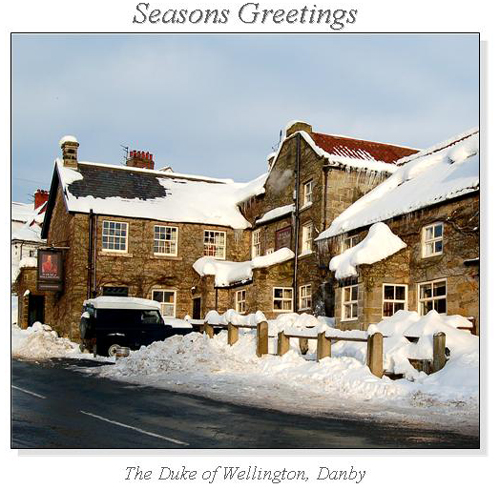 The Duke of Wellington, Danby  Christmas Square Cards