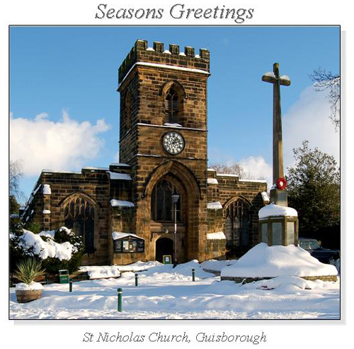 St Nicholas Church, Guisborough Christmas Square Cards