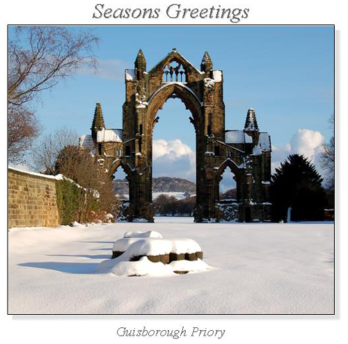 Guisborough Priory Christmas Square Cards