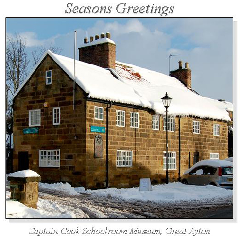 Captain Cook Schoolroom Museum, Great Ayton Christmas Square Cards