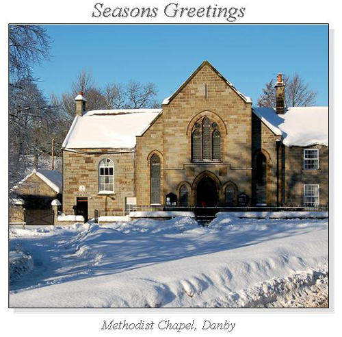 Methodist Chapel, Danby Christmas Square Cards