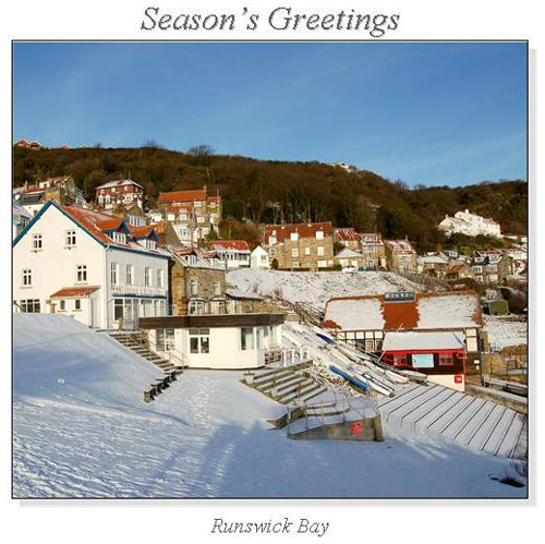 Runswick Bay Christmas Square Cards