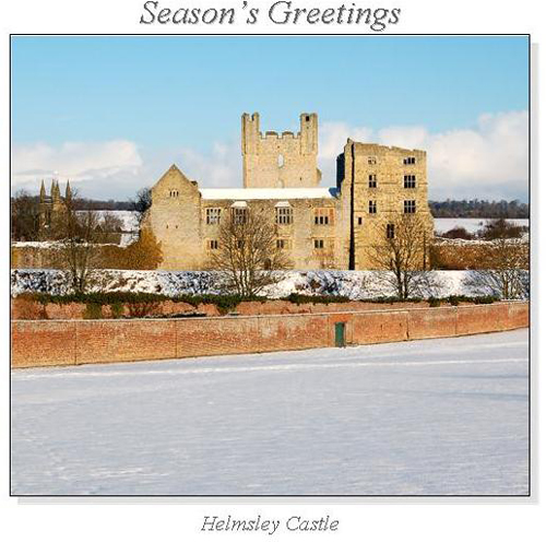 Helmsley Castle Christmas Square Cards