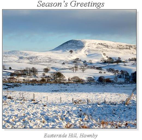 Easterside Hill, Hawnby Christmas Square Cards