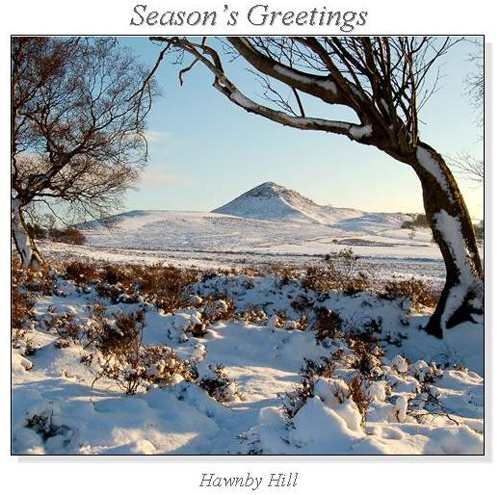 Hawnby Hill Christmas Square Cards