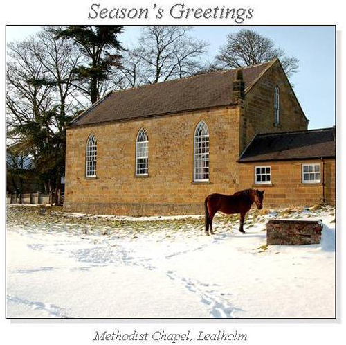 Methodist Chapel, Lealholm Christmas Square Cards