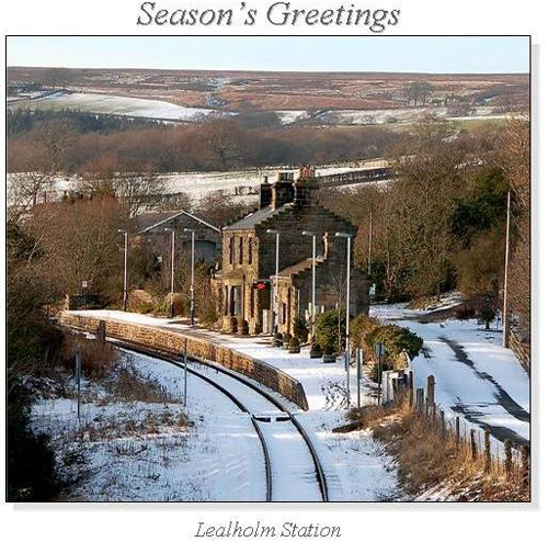Lealholm Station Christmas Square Cards