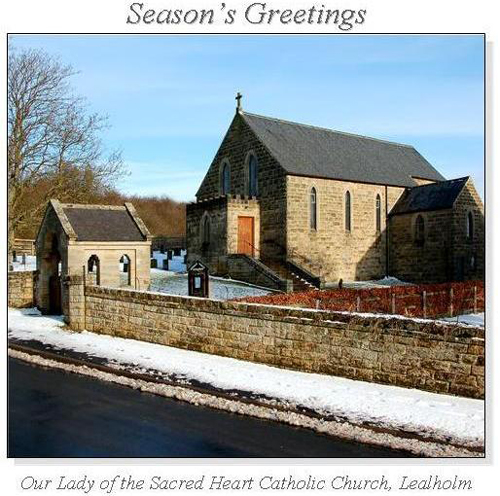 Our Lady of the Sacred Heart Catholic Church, Lealholm Christmas Square Cards