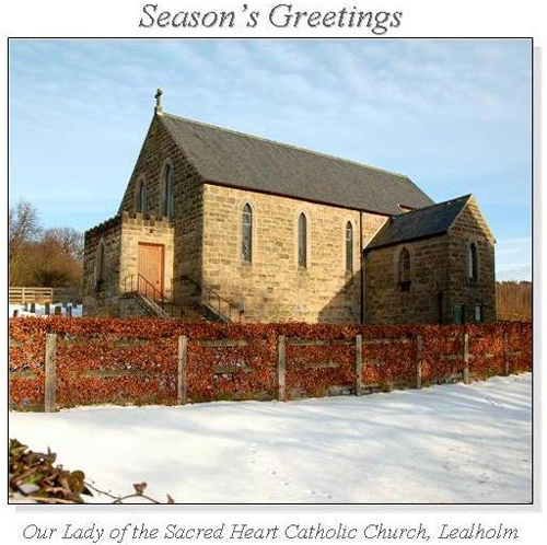 Our Lady of the Sacred Heart Catholic Church, Lealholm Christmas Square Cards
