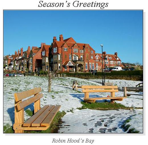 Robin Hood's Bay Christmas Square Cards