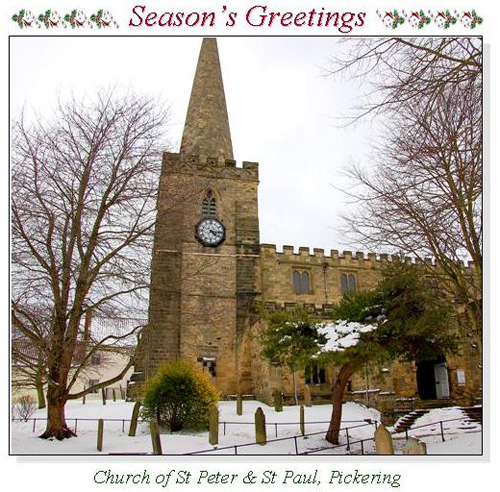 Church of St Peter & St Paul, Pickering Christmas Square Cards